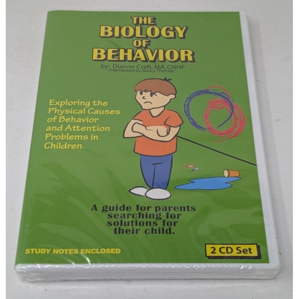 THE BIOLOGY OF BEHAVIOR Dianne Craft MA CNHP Cau Attention Problems 2 CD Set NEW